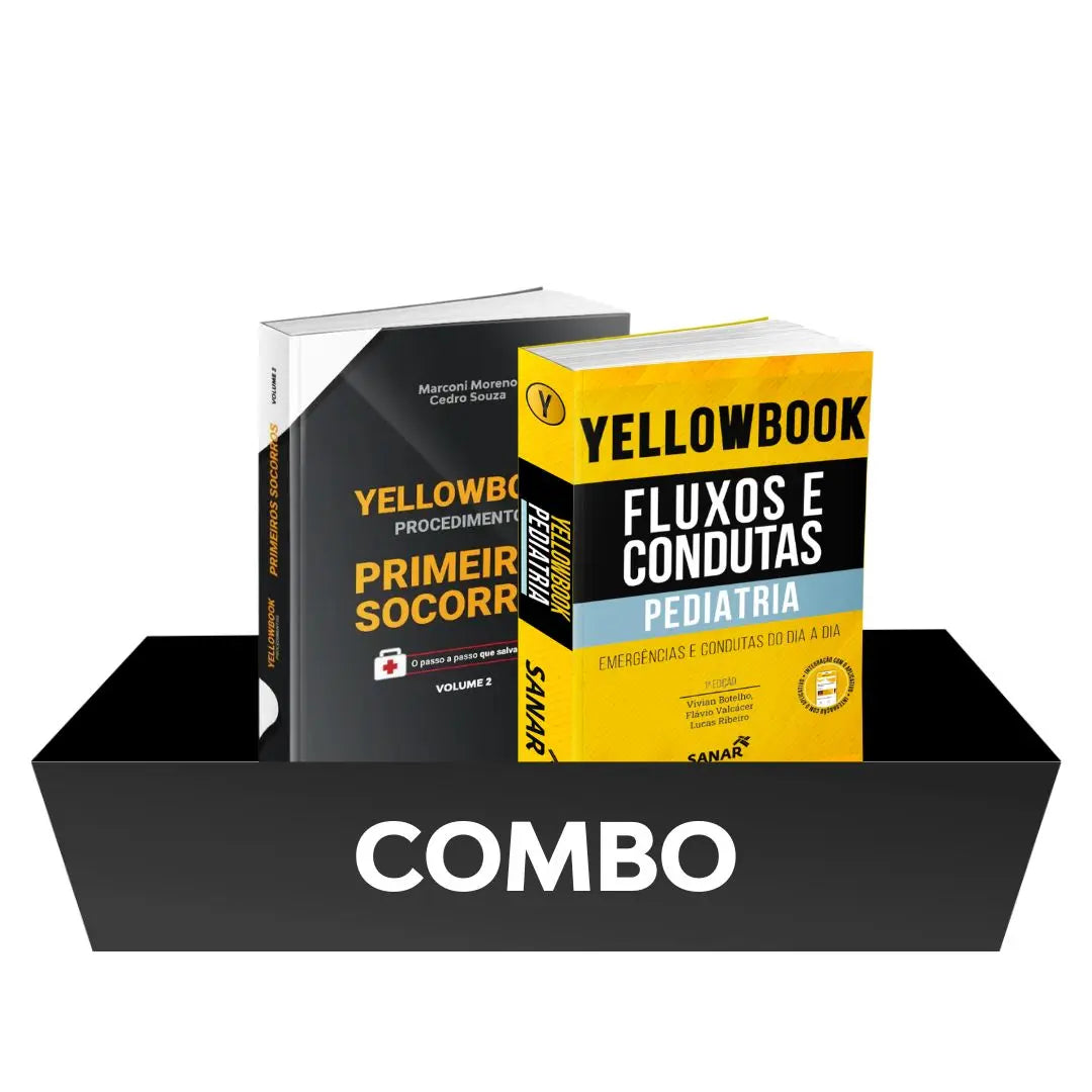 Imagem do livro Combo: Yellowbook Primeiros Socorros + Yellowbook - Fluxos e Condutas: Pediatria