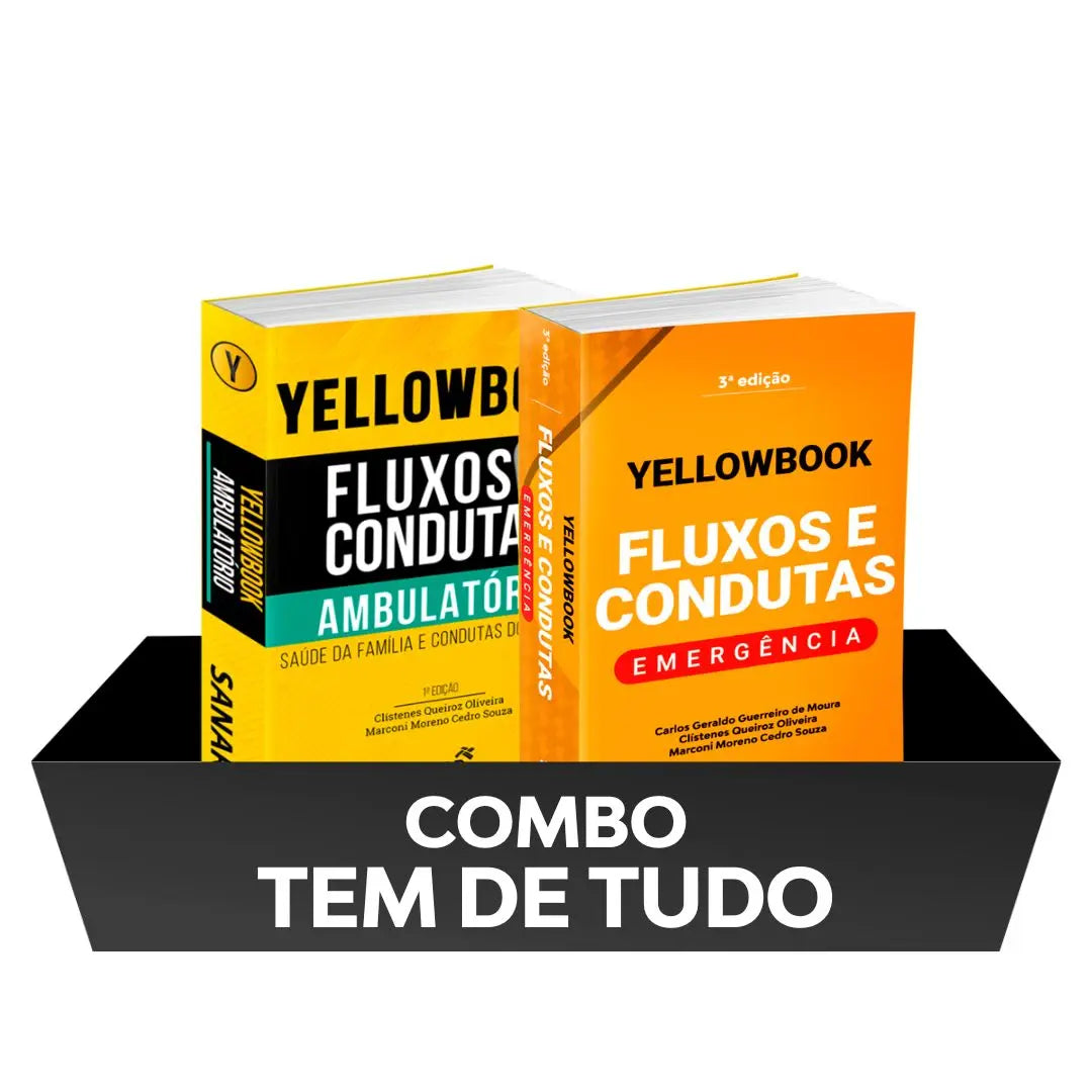Imagem do livro Combo Tem de Tudo: Yellowbook Emergência + Ambulatório