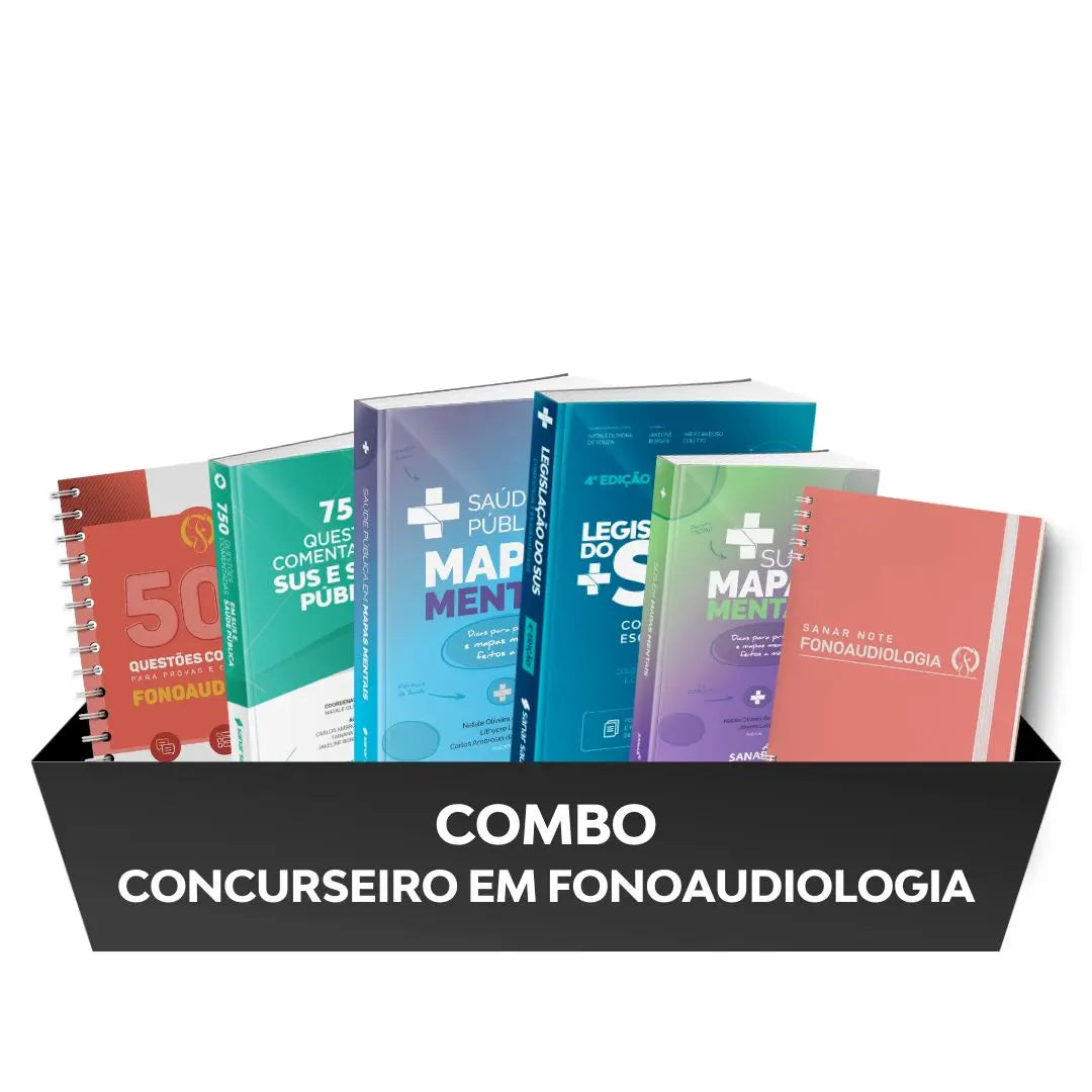Imagem do livro Combo: Concurseiro em Fonoaudiologia (6 Livros)