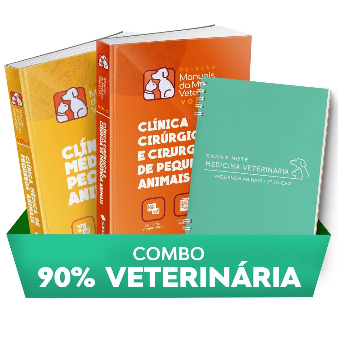 Imagem do livro Combo: 90% Veterinária