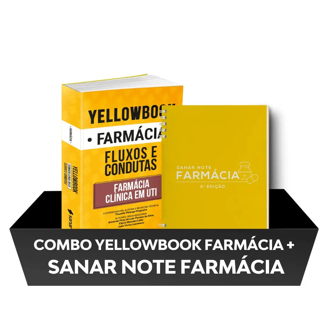 Imagem do livro Combo: Yellowbook Farmácia + Sanar Note Farmácia
