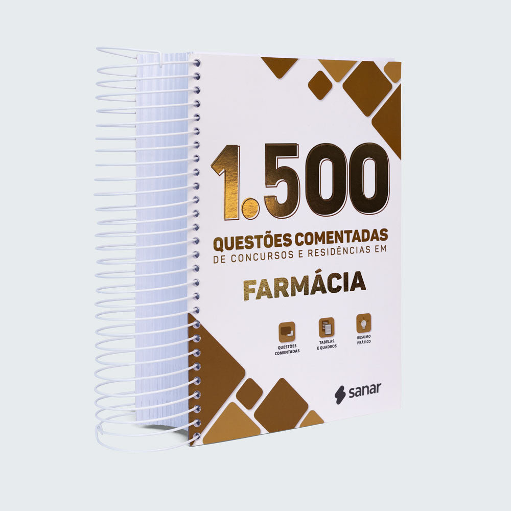 1.500 Questões Comentadas de Concursos e Residências em Farmácia