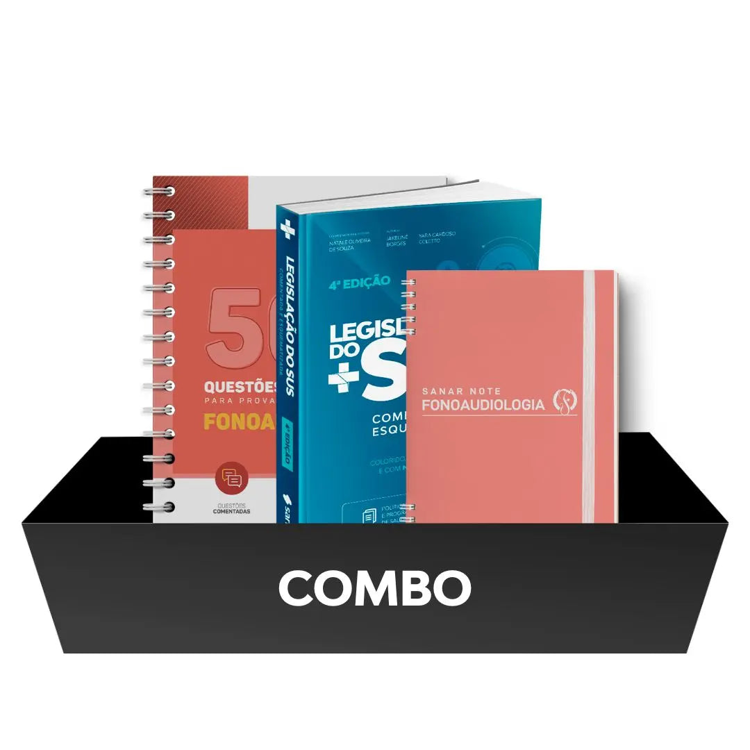 Imagem do livro 500 Questões + Legislação do SUS + Sanar Note Fonoaudiologia