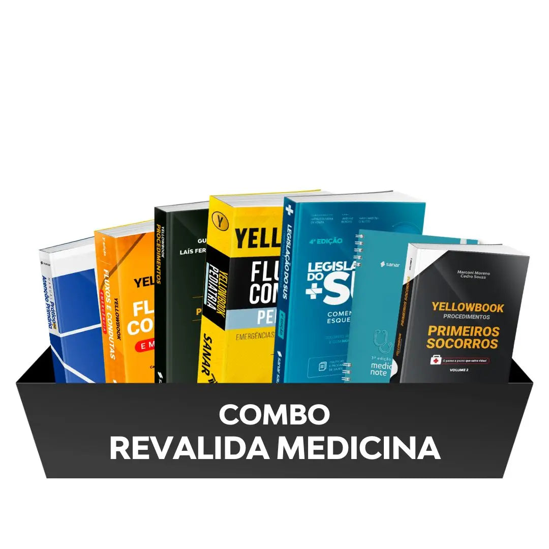 Imagem do livro Combo: Revalida Medicina (7 Livros)
