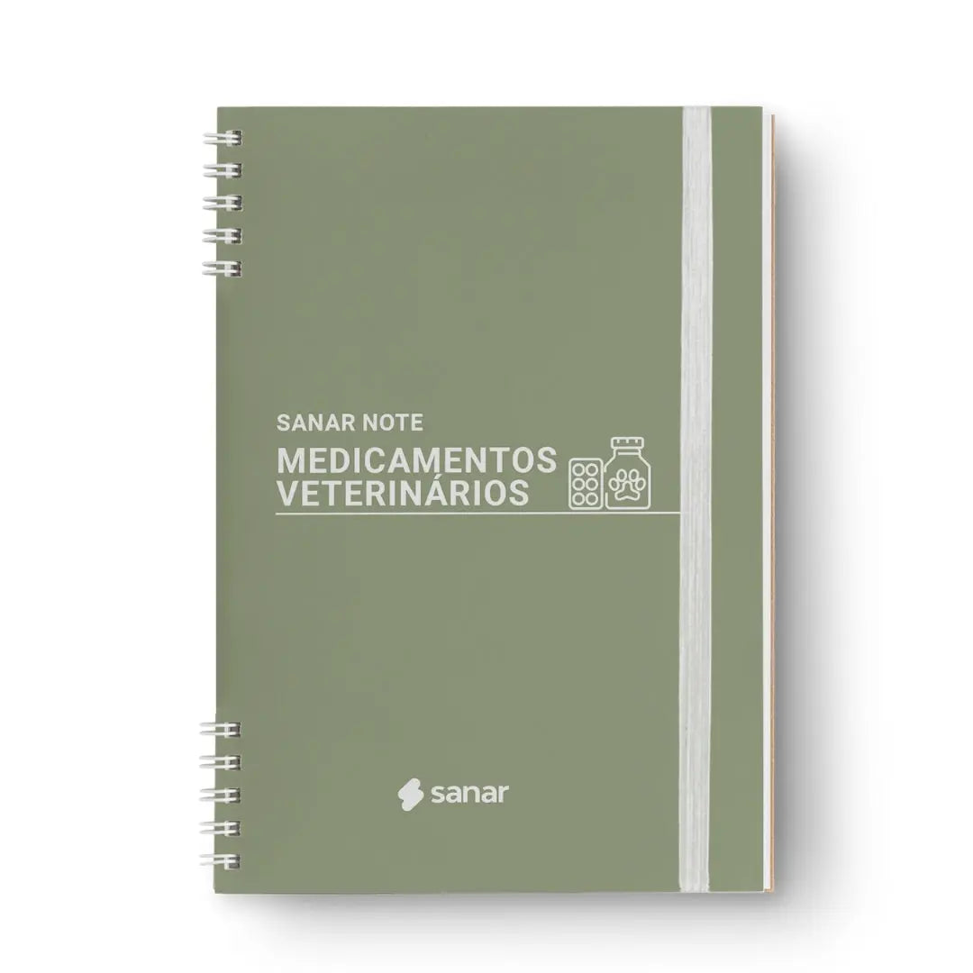LANÇAMENTO: Sanar Note Medicamentos Veterinários - Livro Técnico Sanar Saúde